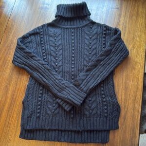 Ann Taylor black sweater turtleneck